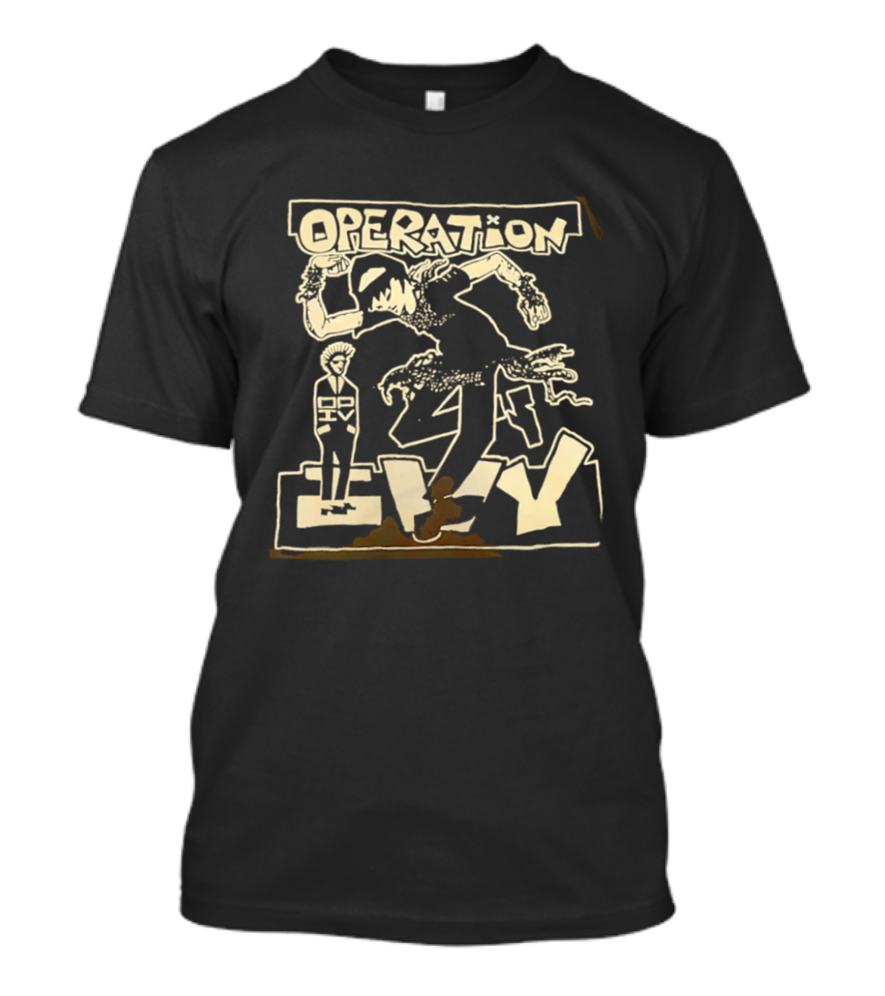 Operation Ivy Ska Punk Band Machete Skateboarder And Street T-Shirt