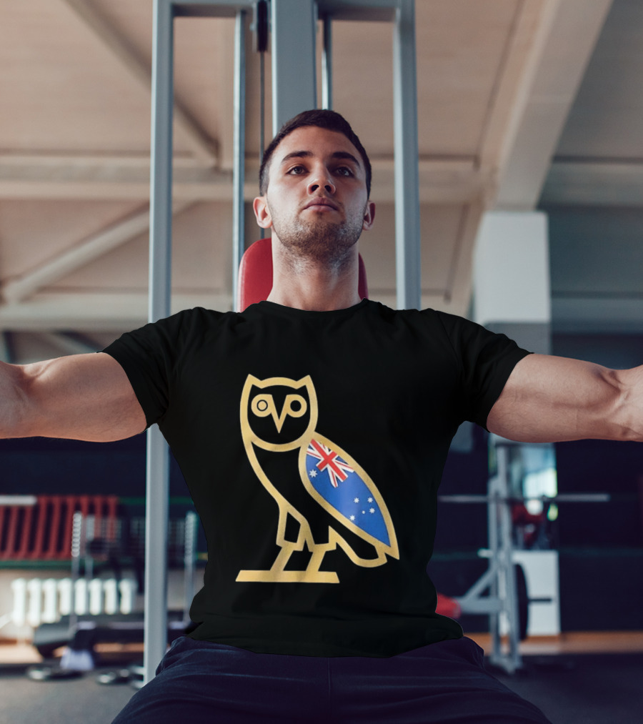 OVO Owl With Australia Flag T-Shirt