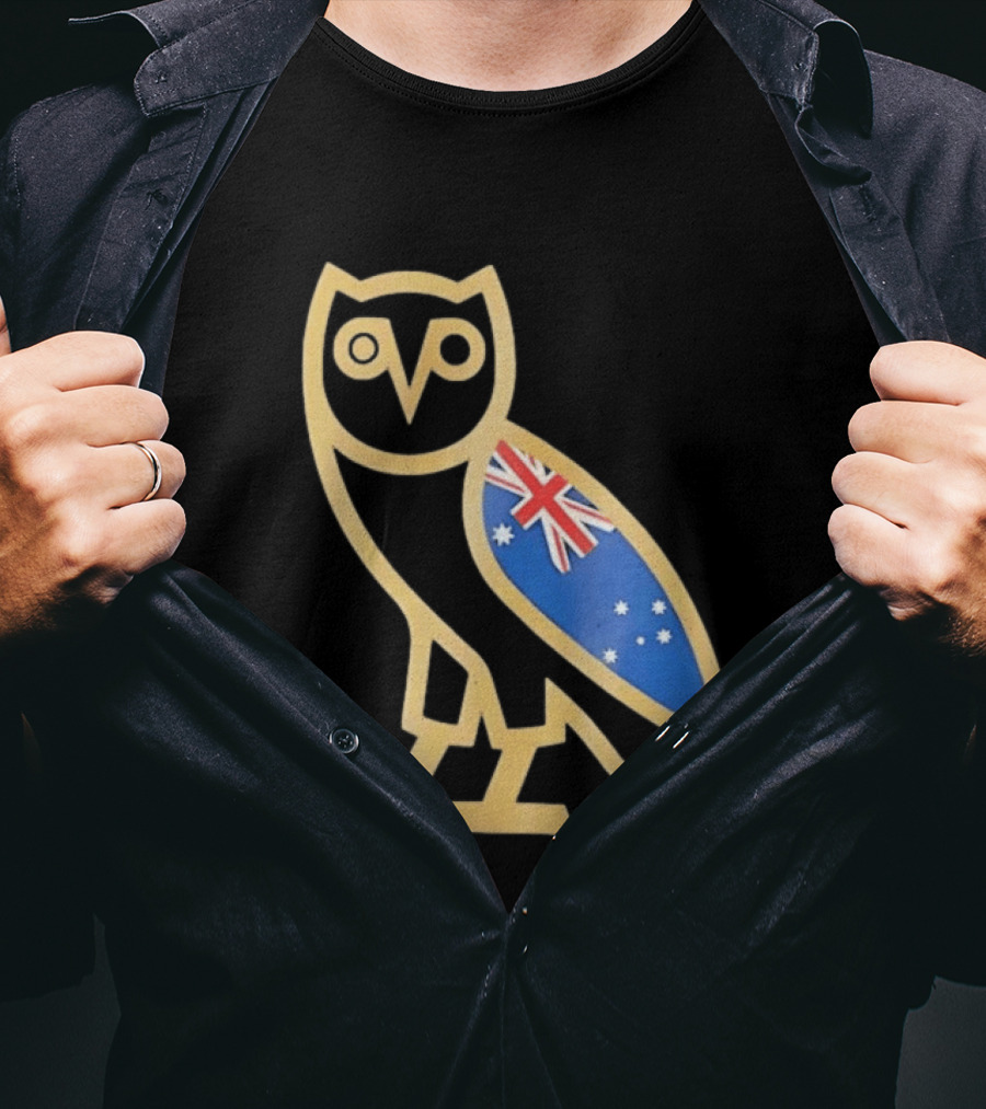 OVO Owl With Australia Flag T-Shirt