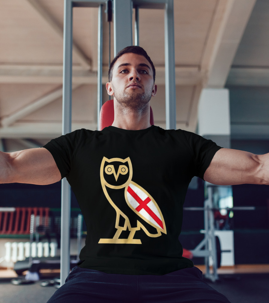 OVO Owl England Flag T-Shirt
