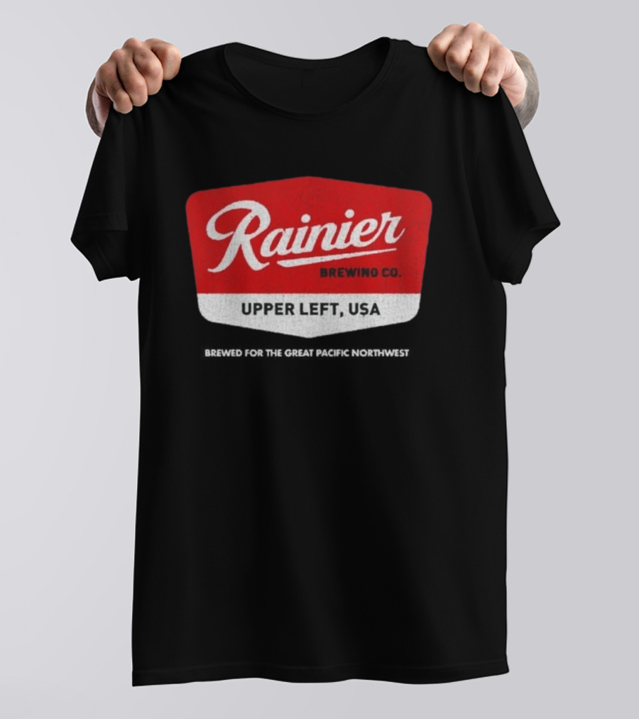 Rainier Brewing Co Upper Left USA Pacific Northwest T-Shirt