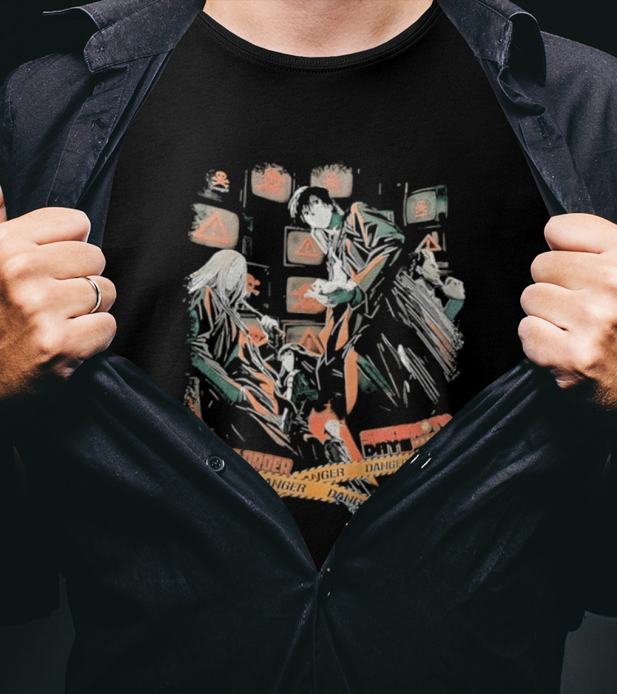 Sakamoto Days The Order Danger Anime Warning Signs T-Shirt