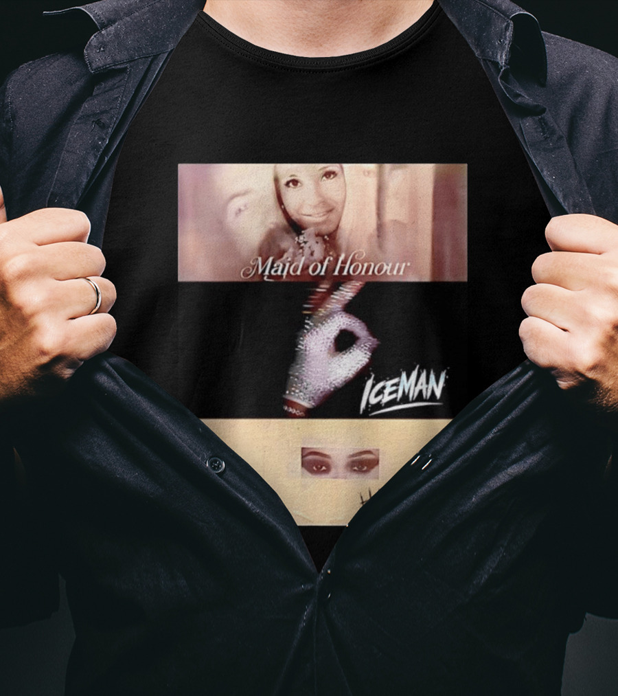 Maid Of Honour Iceman Habibti Mashup With Glove And Portraits T-Shirt