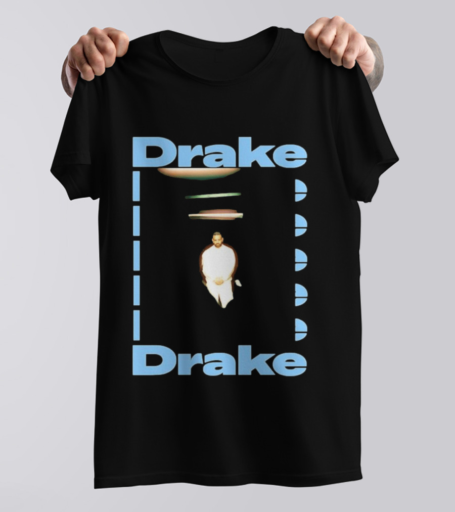 Drake Iceman 2026 Floating Figure Blue T-Shirt