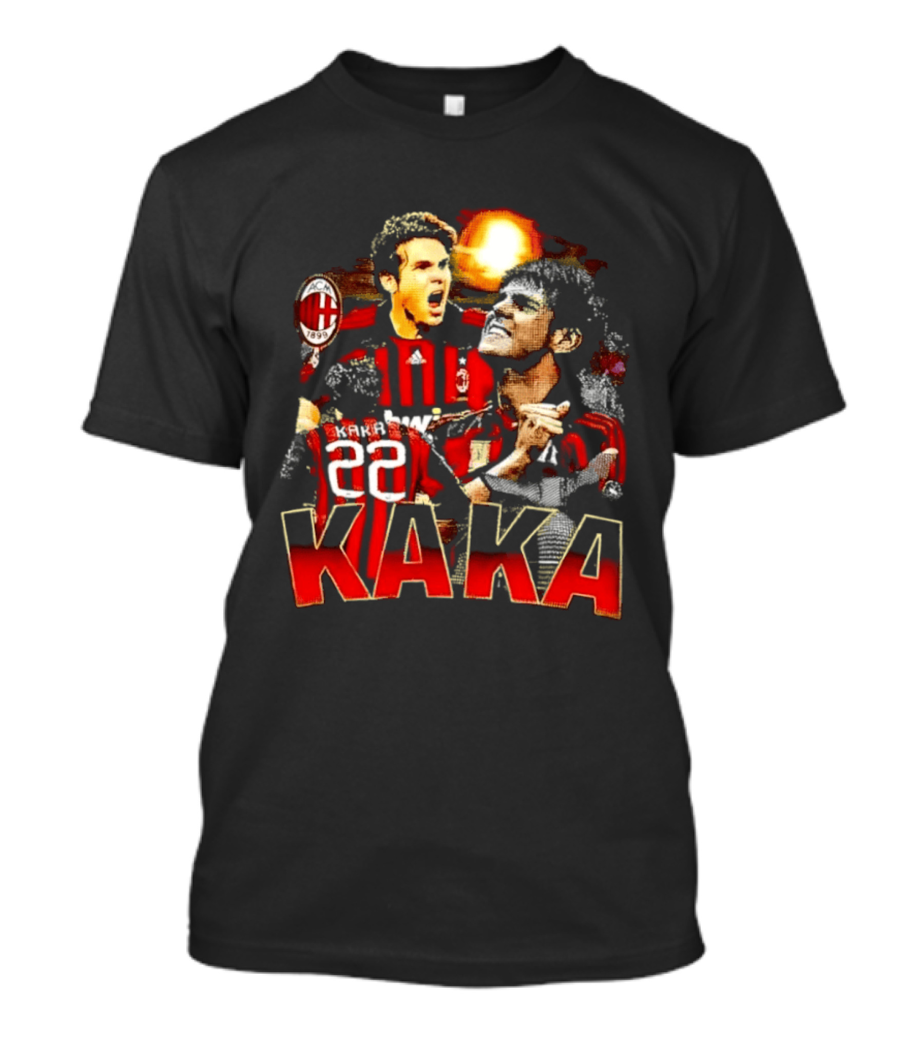 Kaká 22 AC Milan Soccer Icon Celebration 1899 T-Shirt