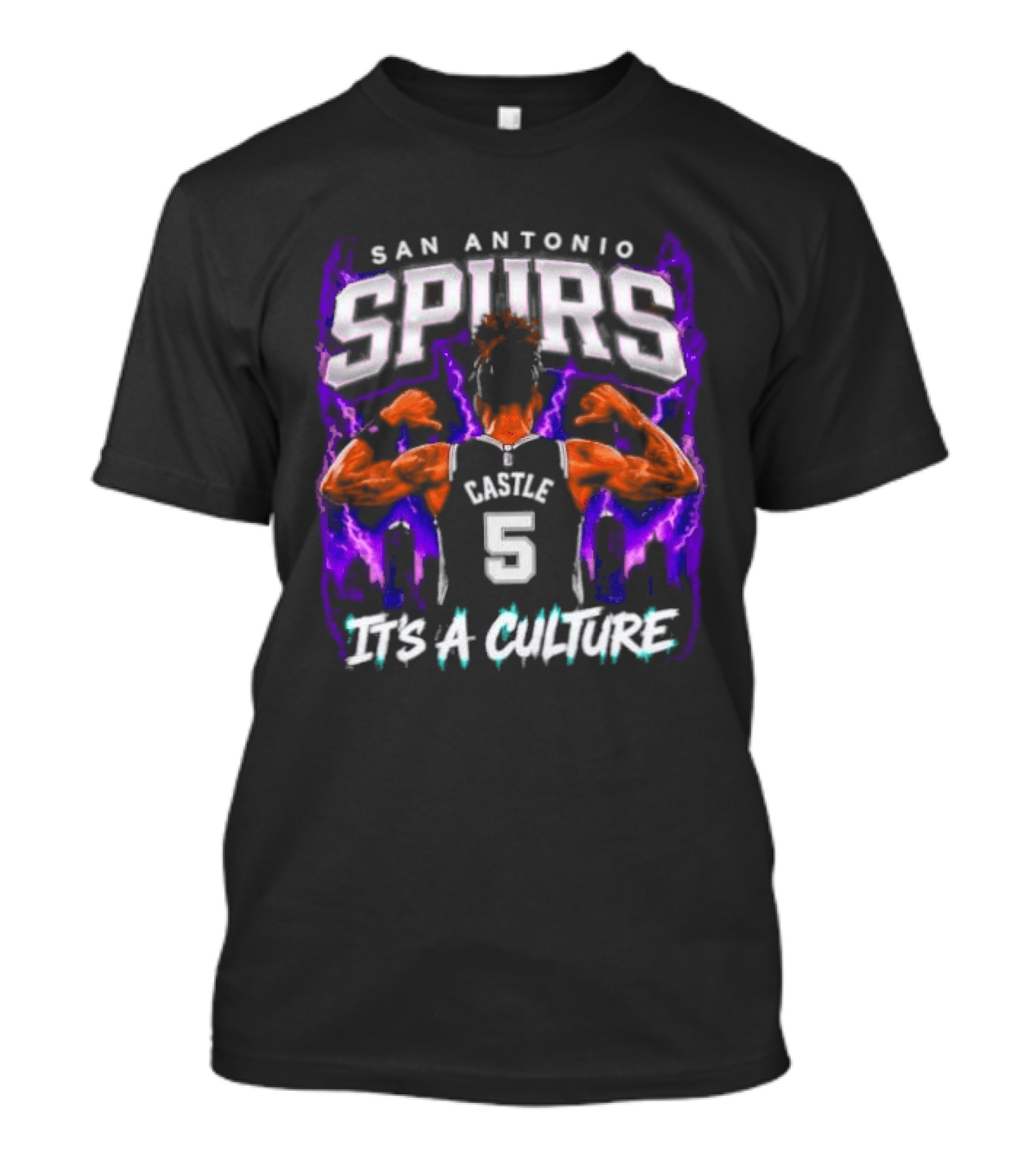 San Antonio Spurs Castle 5 It's A Culture T-Shirt