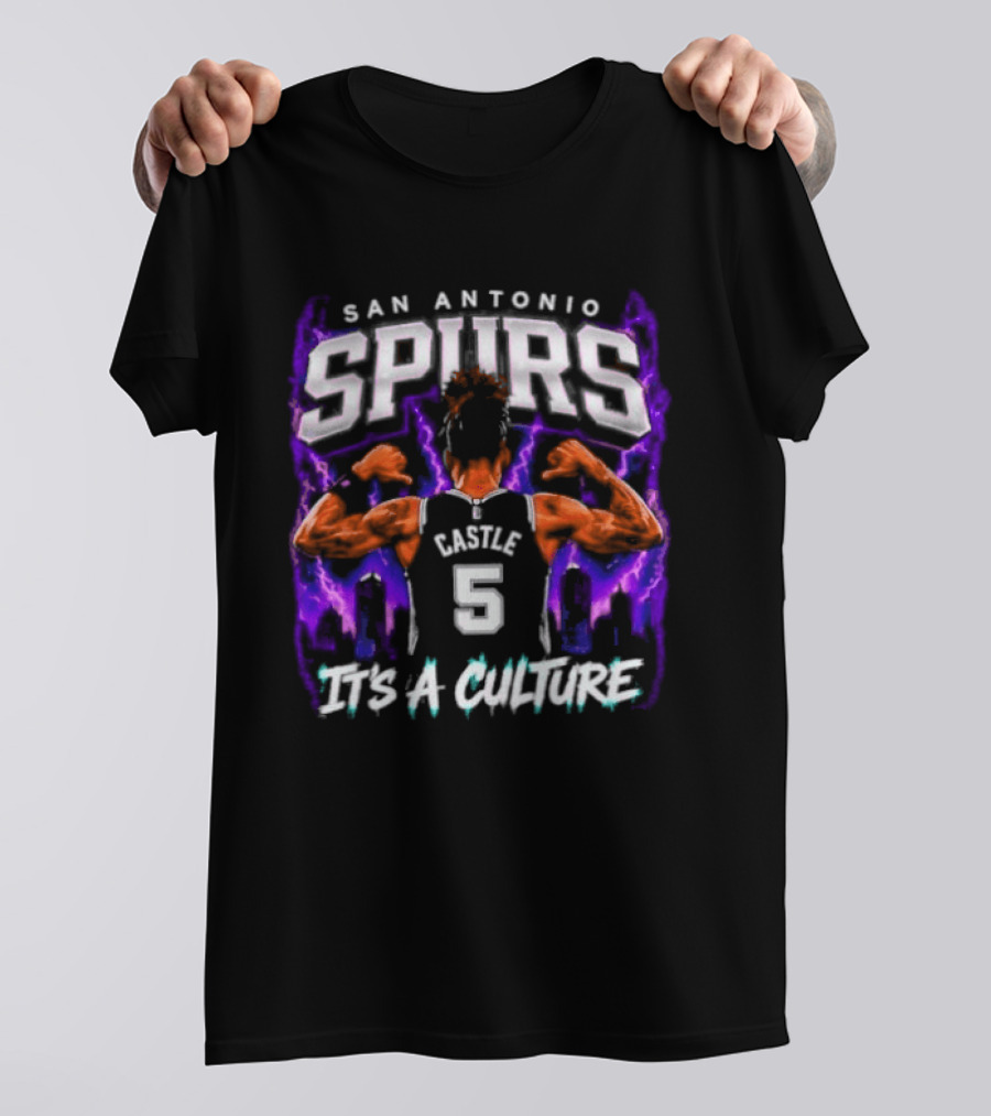 San Antonio Spurs Castle 5 It's A Culture T-Shirt
