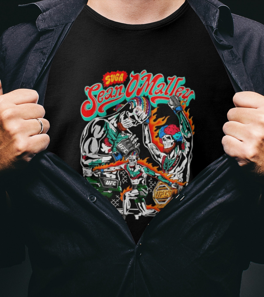 Suga Sean O'Malley UFC Warren Lotas Collaboration T-Shirt