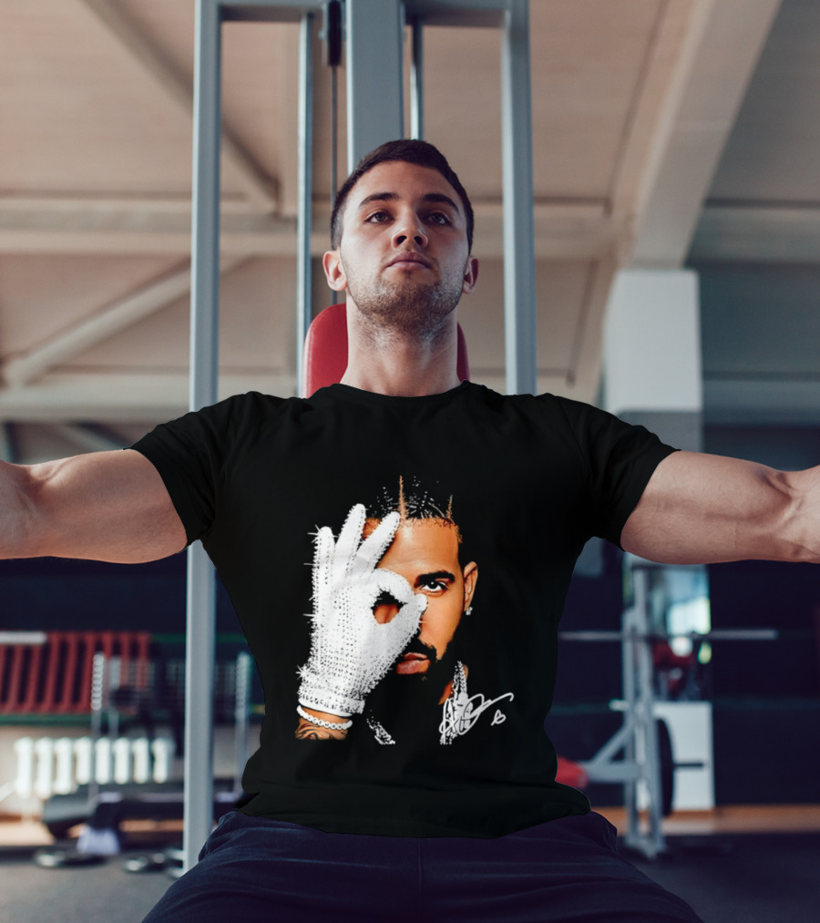 The Iceman Drake Rhinestone Glove T-Shirt