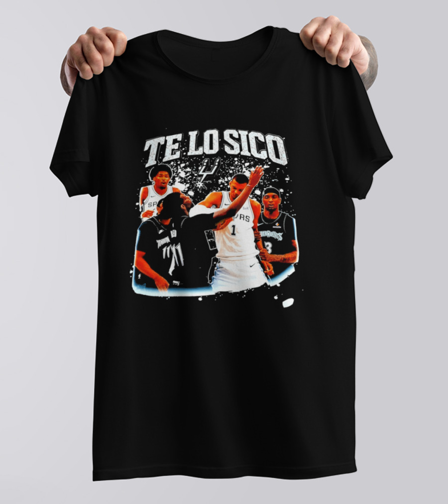 San Antonio Spurs Te Lo Sico Basketball Victor Wembanyama Naz Reid T-Shirt