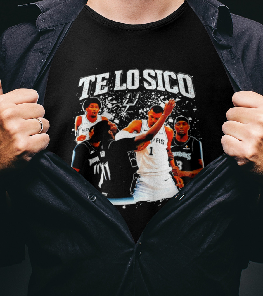 San Antonio Spurs Te Lo Sico Basketball Victor Wembanyama Naz Reid T-Shirt