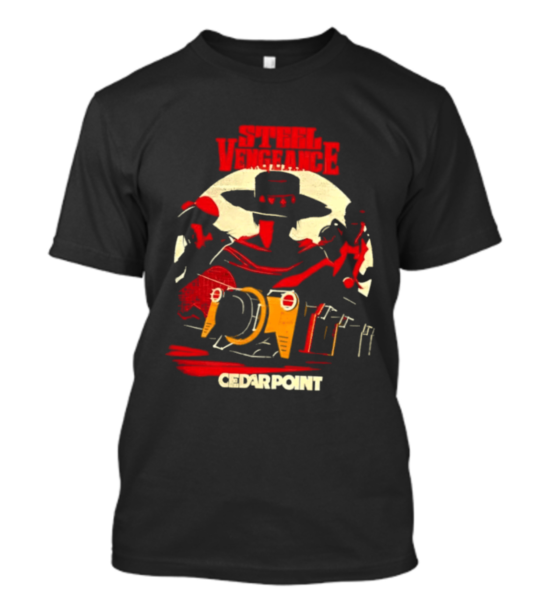 Steel Vengeance Cedar Point Wild West Cowboy Adventure T-Shirt