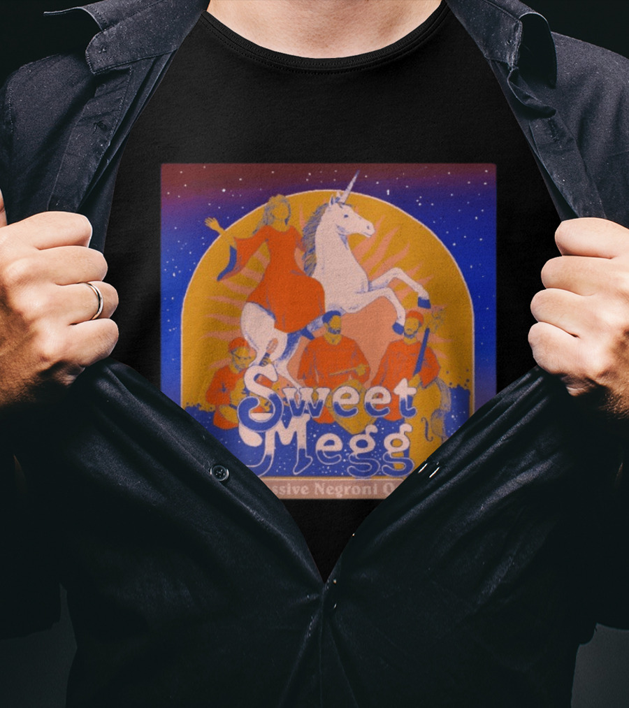 Sweet Megg Unicorn Fantasy With The Massive Negroni Quartet T-Shirt