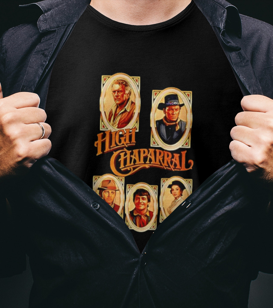 High Chaparral Classic Western Characters Collection T-Shirt