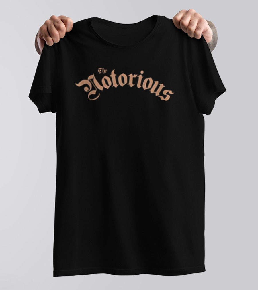 The Notorious Conor McGregor UFC Two Sided Stamp Profile T-Shirt