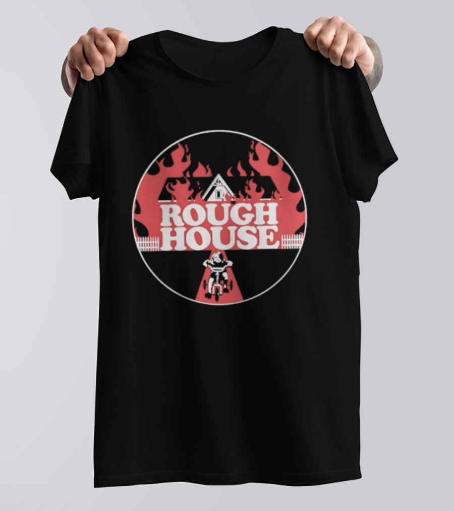 Rough House Flaming Pyramid T-Shirt