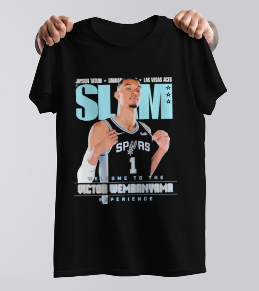 SLAM Victor Wembanyama Spurs Experience Welcome T-Shirt