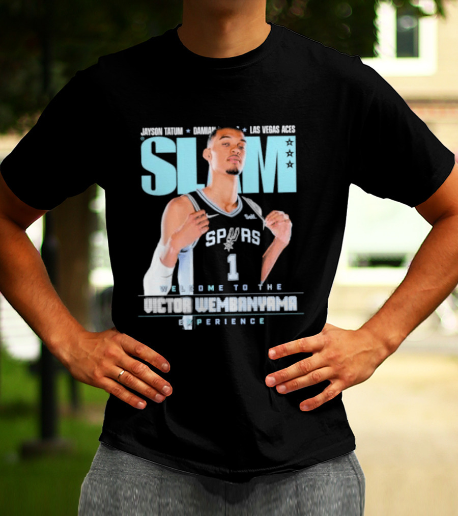 SLAM Victor Wembanyama Spurs Experience Welcome T-Shirt