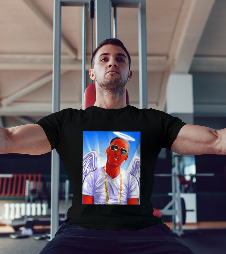 Young Dolph Angel Wings Halo Hip Hop Rap T-Shirt