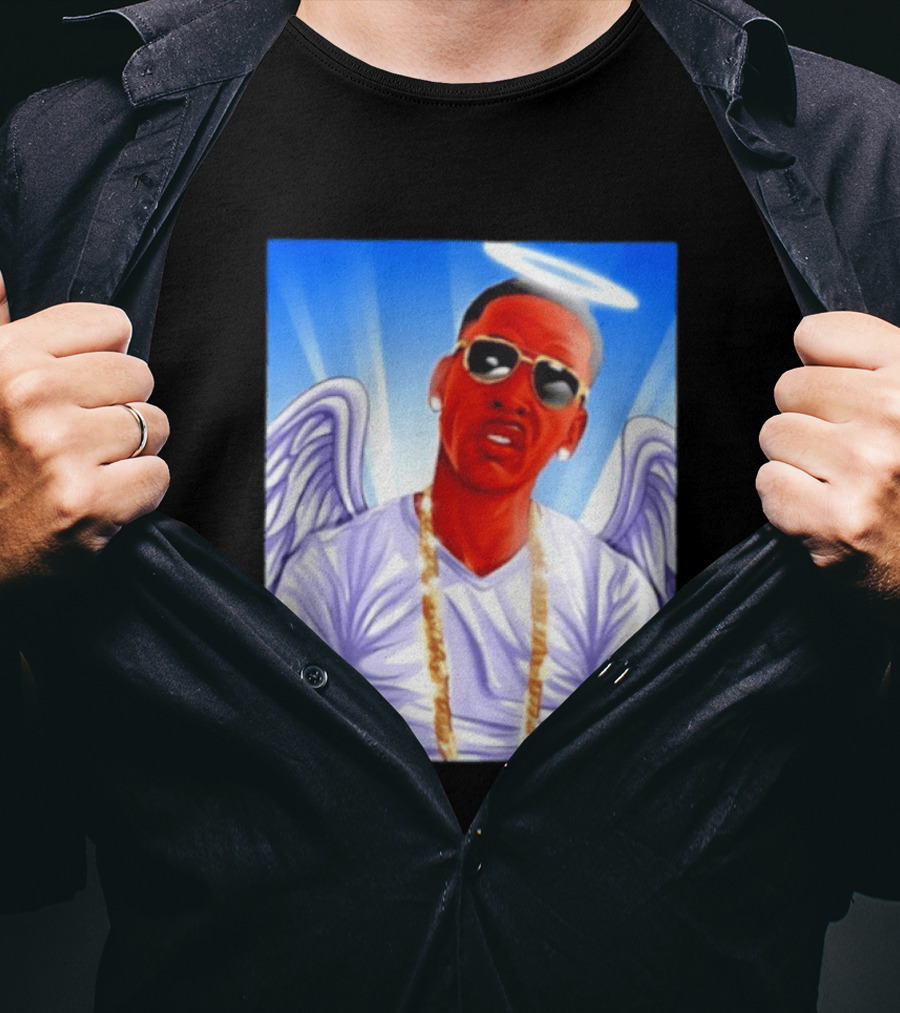 Young Dolph Angel Wings Halo Hip Hop Rap T-Shirt