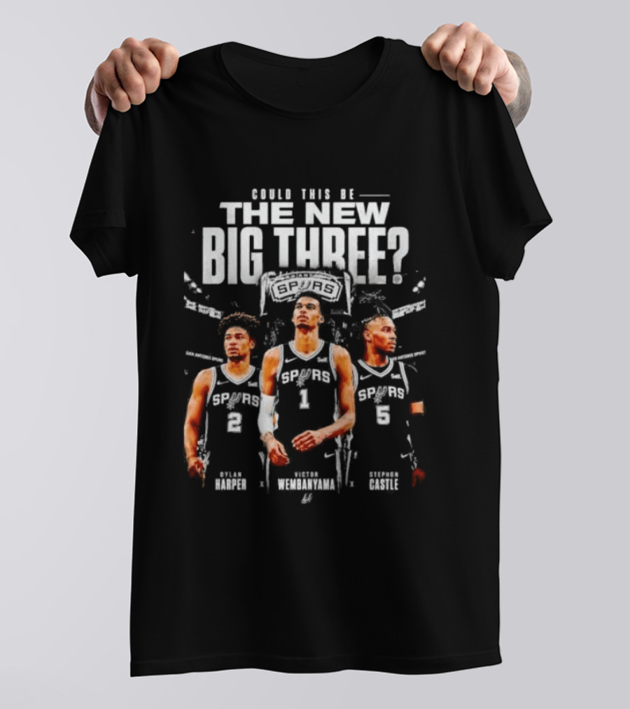 Could This Be The New Big Three San Antonio Spurs Basketball Legends T-Shirt