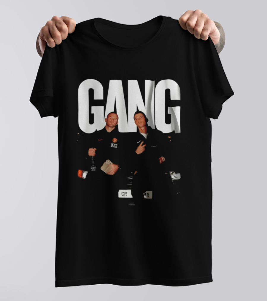 Cristiano Ronaldo Wayne Rooney Manchester United Gang T-Shirt