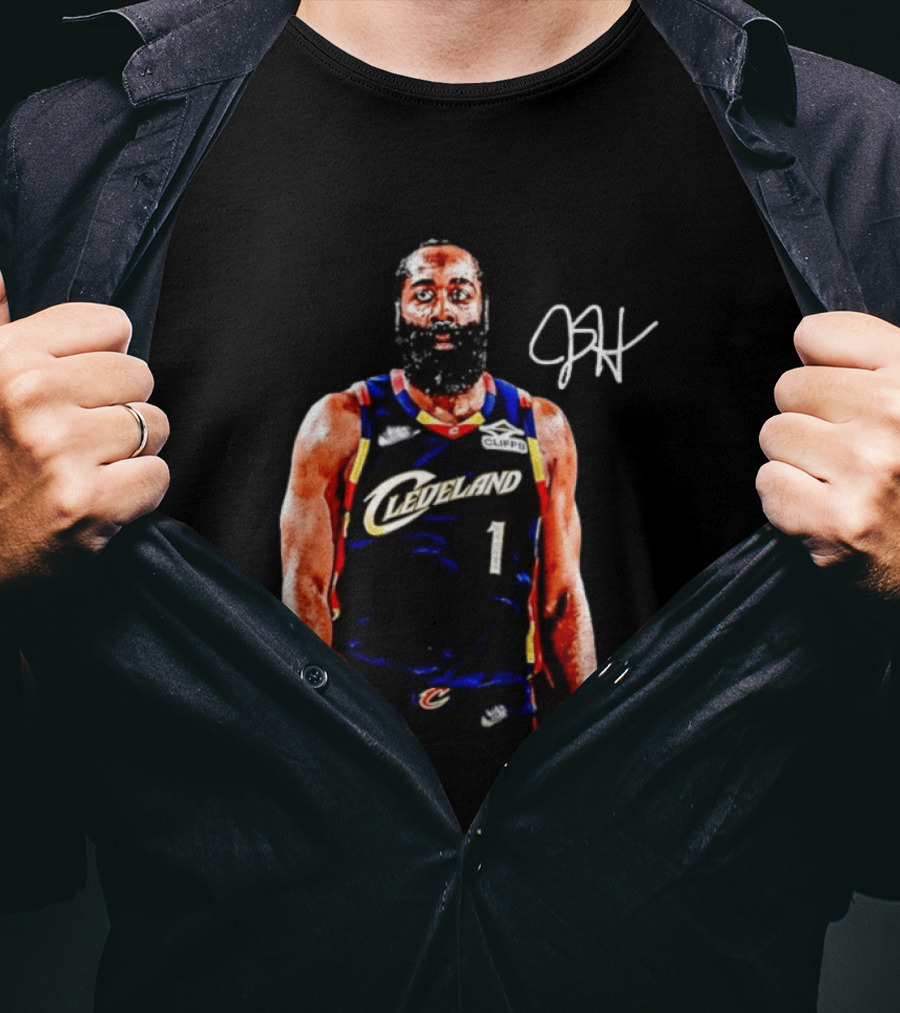 Cleveland Cavaliers James Harden 1 Basketball Jersey T-Shirt