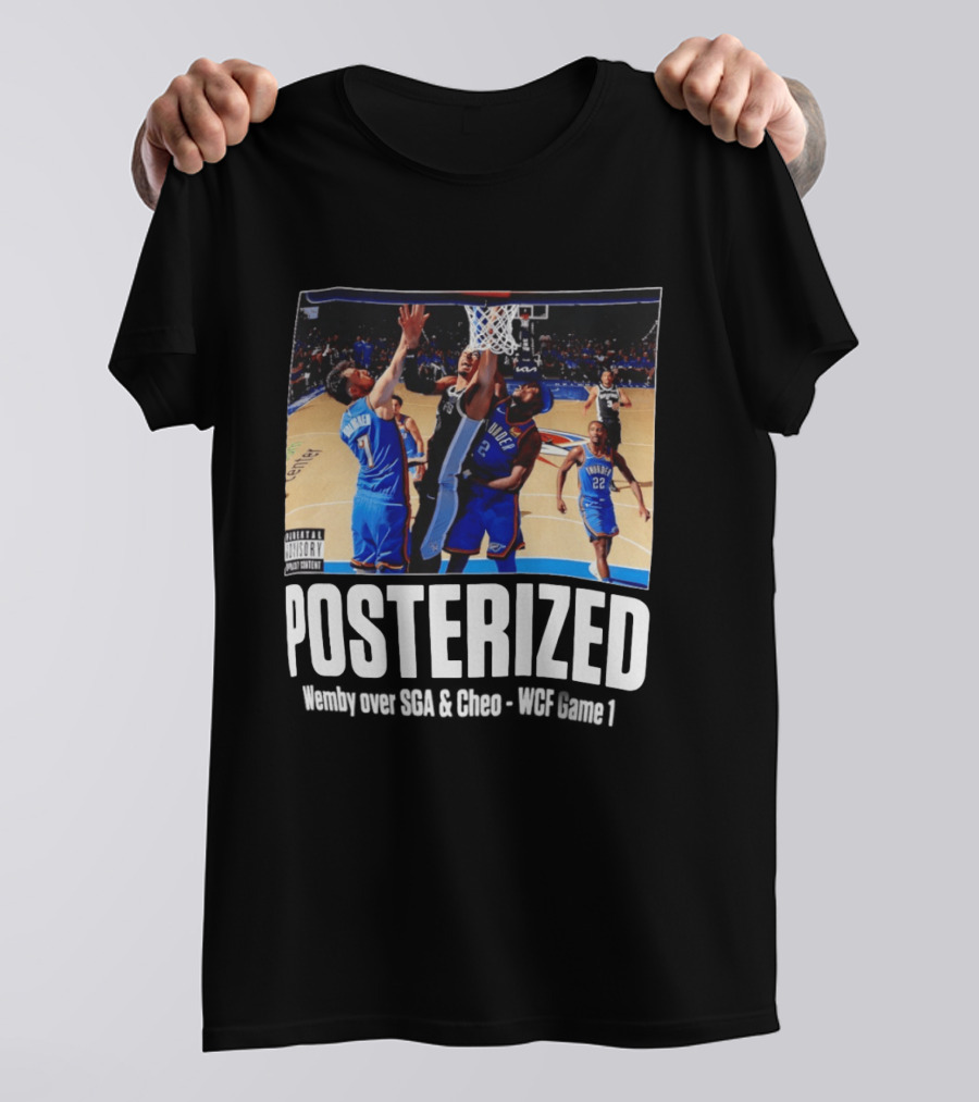 Ized Victor Wembanyama Chet Holmgren Shai Gilgeous Alexander NBA Game 1 2026 T-Shirt