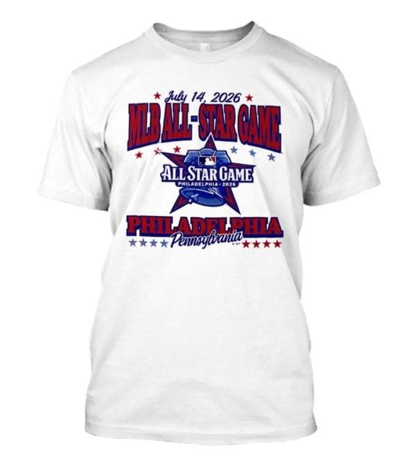 July 14 2026 MLB All Star Game Philadelphia Pennsylvania Liberty Bell Stars T-Shirt