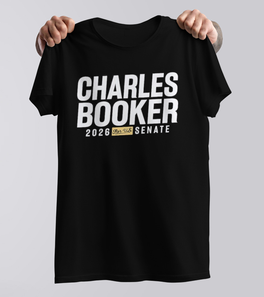 Charles Booker 2026 Bold US Senate Campaign T-Shirt