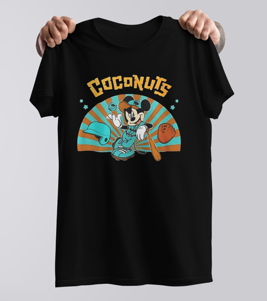 Coconuts Baseball Mickey Mouse Batting Gear 2026 T-Shirt