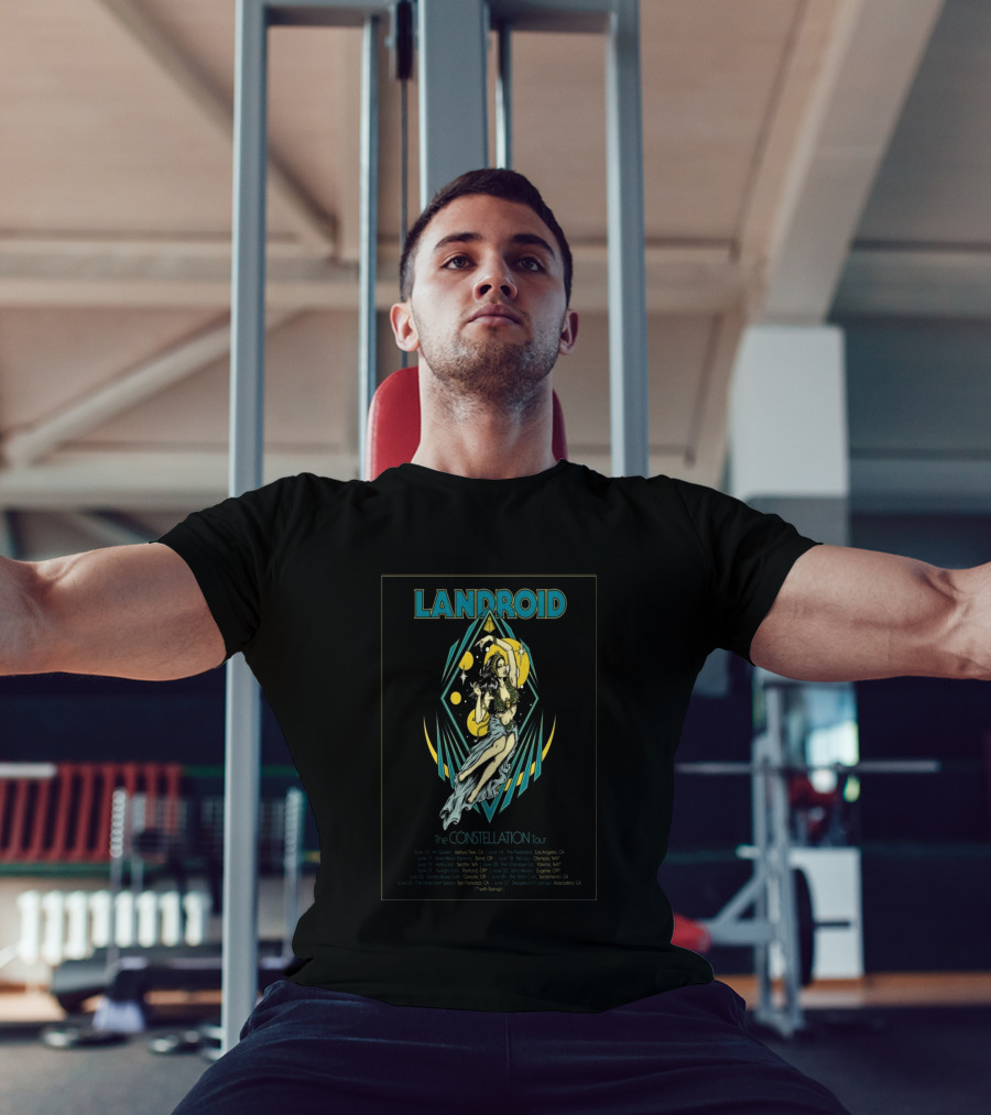 Landroid The Constellation 2026 Tour Dates And Venue Locations Featuring With Damp T-Shirt