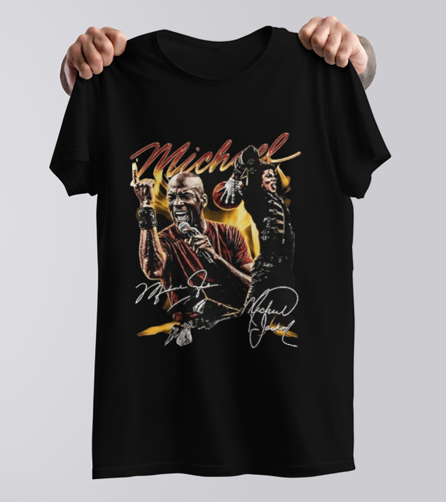 Michael Jordan Michael Jackson Black Excellence T-Shirt