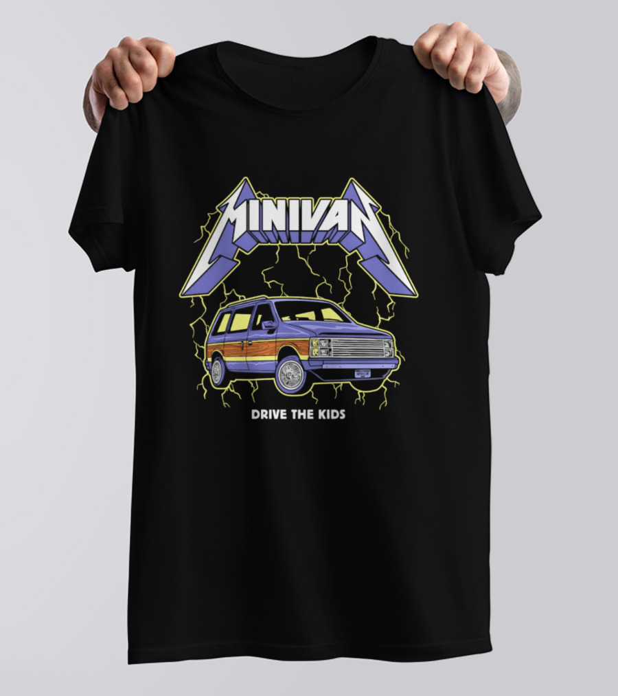 Minivan Life Dodge Caravan Drive The Kids T-Shirt