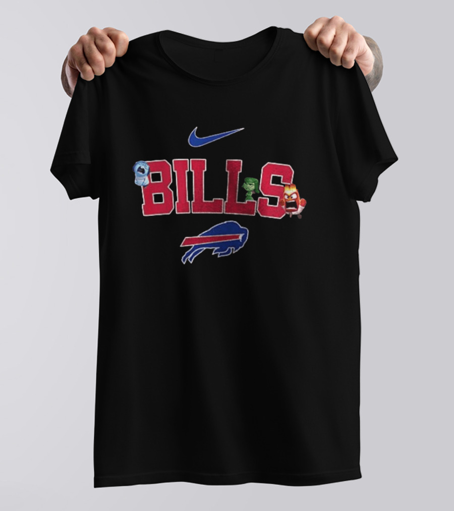 Buffalo Bills Nike Inside Out Characters All The Feels T-Shirt