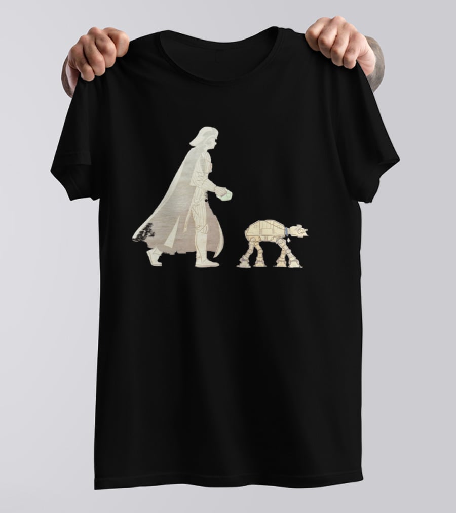 Star Wars Darth Vader Walking AT AT Walker T-Shirt