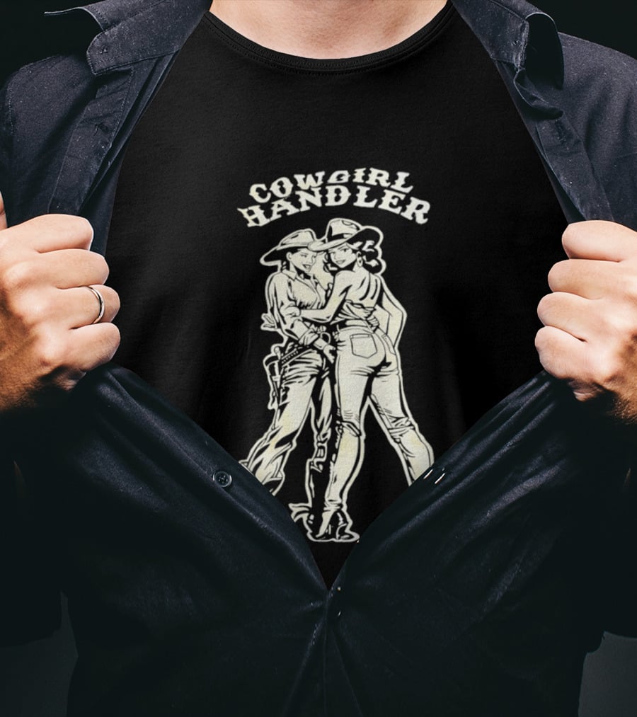 Cowgirl Handler Western Embrace Duo T-Shirt