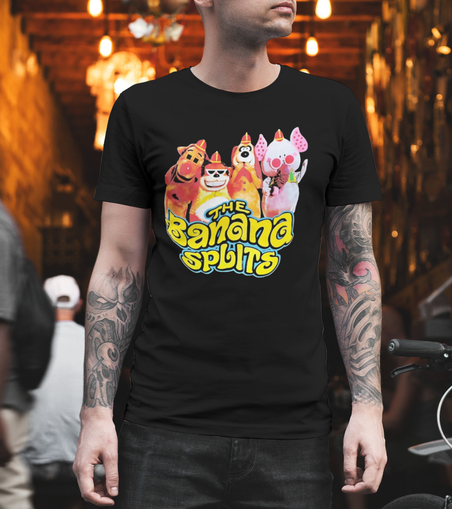 The Banana Splits Characters Hanna Barbera Retro Animation Series T-Shirt