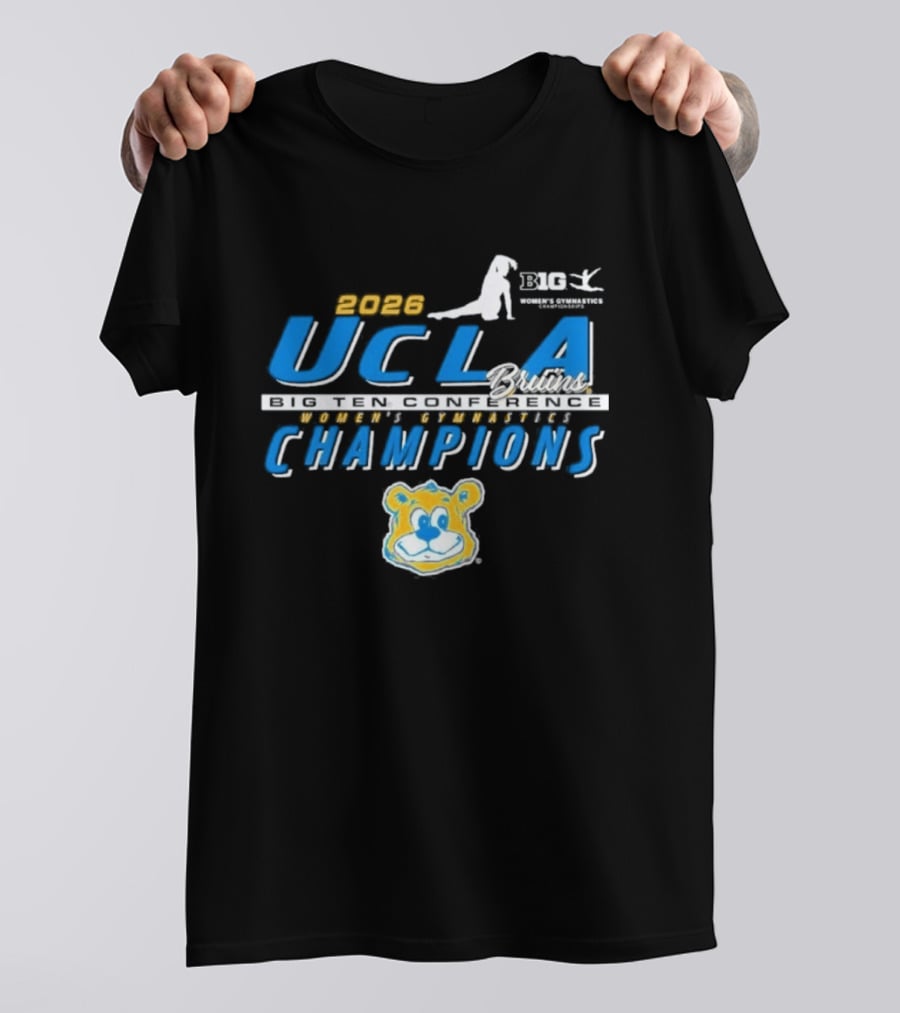 2023 UCLA Bruins Gymnastics Women's Big Ten Champions T-Shirt