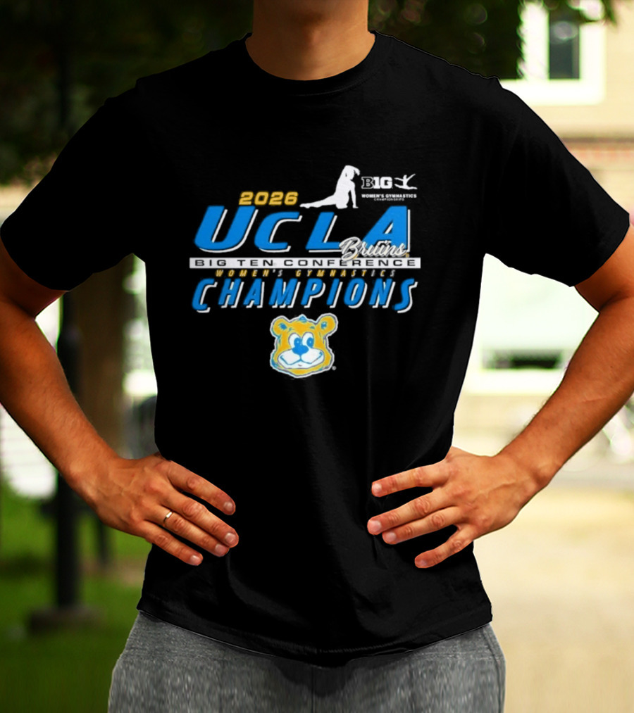 2023 UCLA Bruins Gymnastics Women's Big Ten Champions T-Shirt