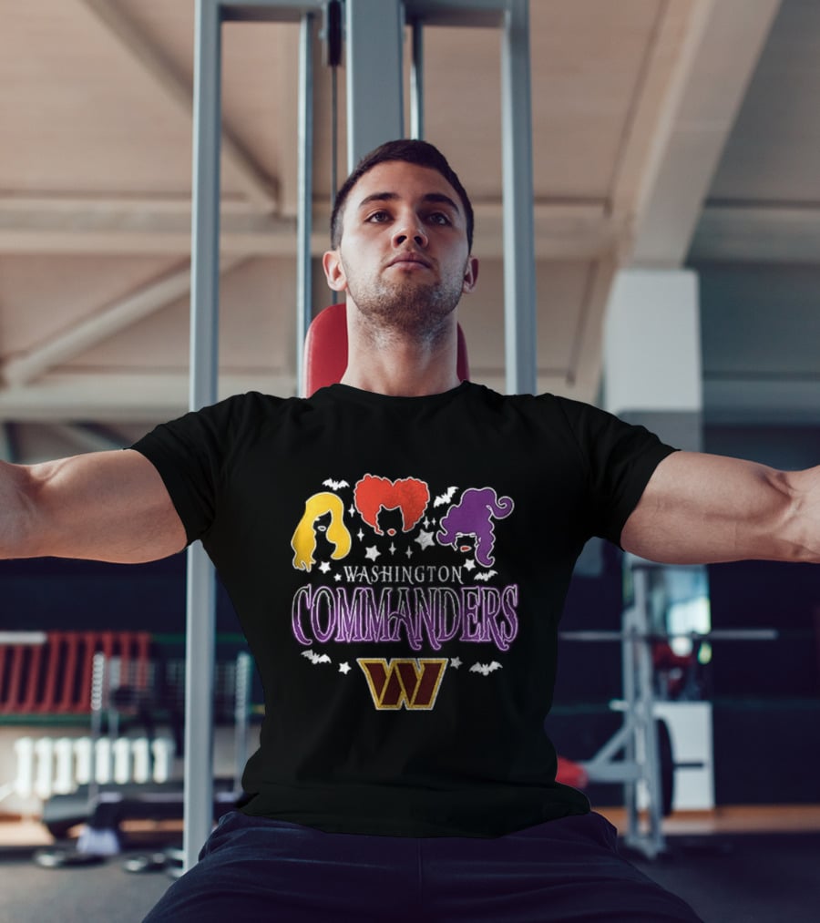 Washington Commanders You Can't Sit With Us Hocus Pocus Hair T-Shirt