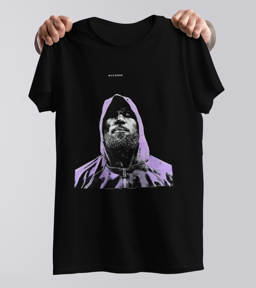 Witness LeBron James Style Purple T-Shirt