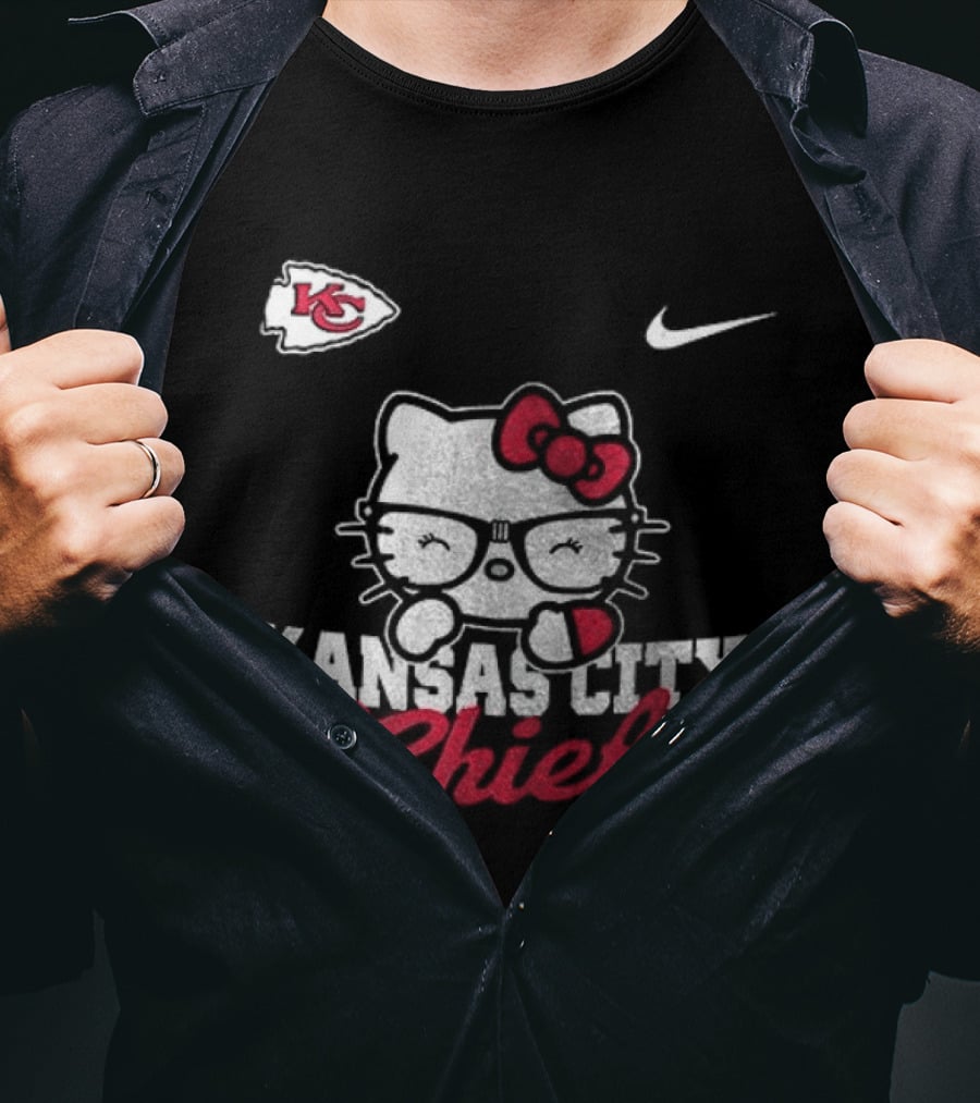 Kansas City Chiefs Hello Kitty Nike Collaboration T-Shirt