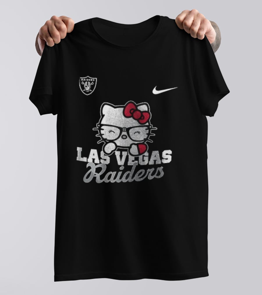 Las Vegas Raiders Hello Kitty Nike Collaboration T-Shirt