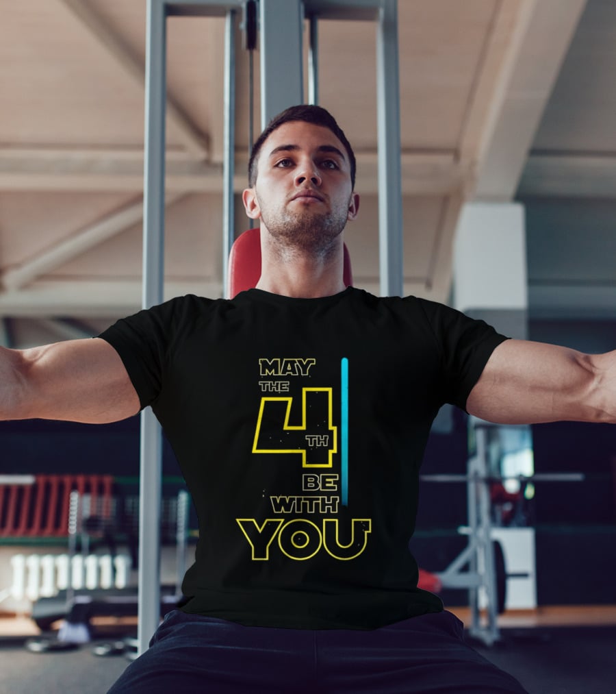Star Wars May The 4th Be With You Lightsaber T-Shirt