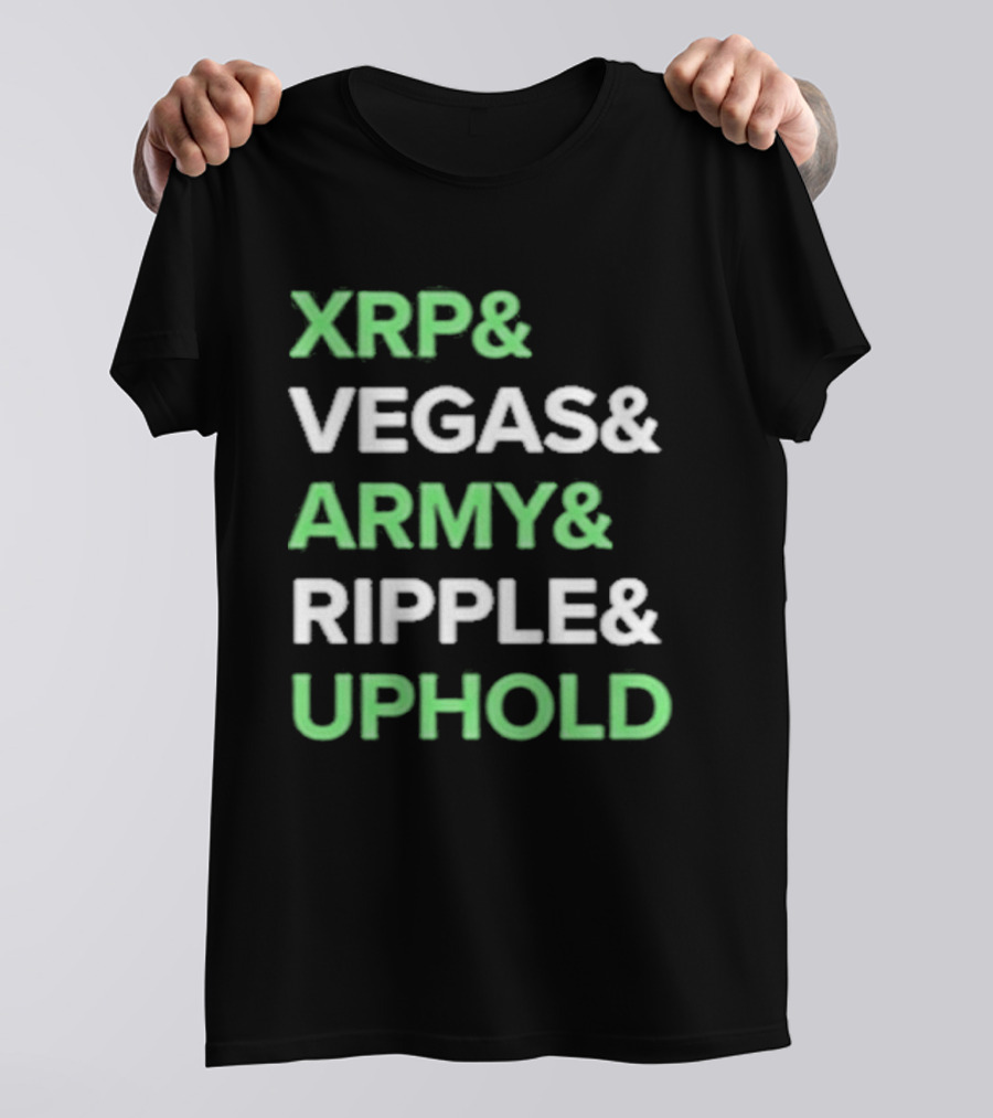 XRP Vegas Army Ripple Uphold 2026 T-Shirt