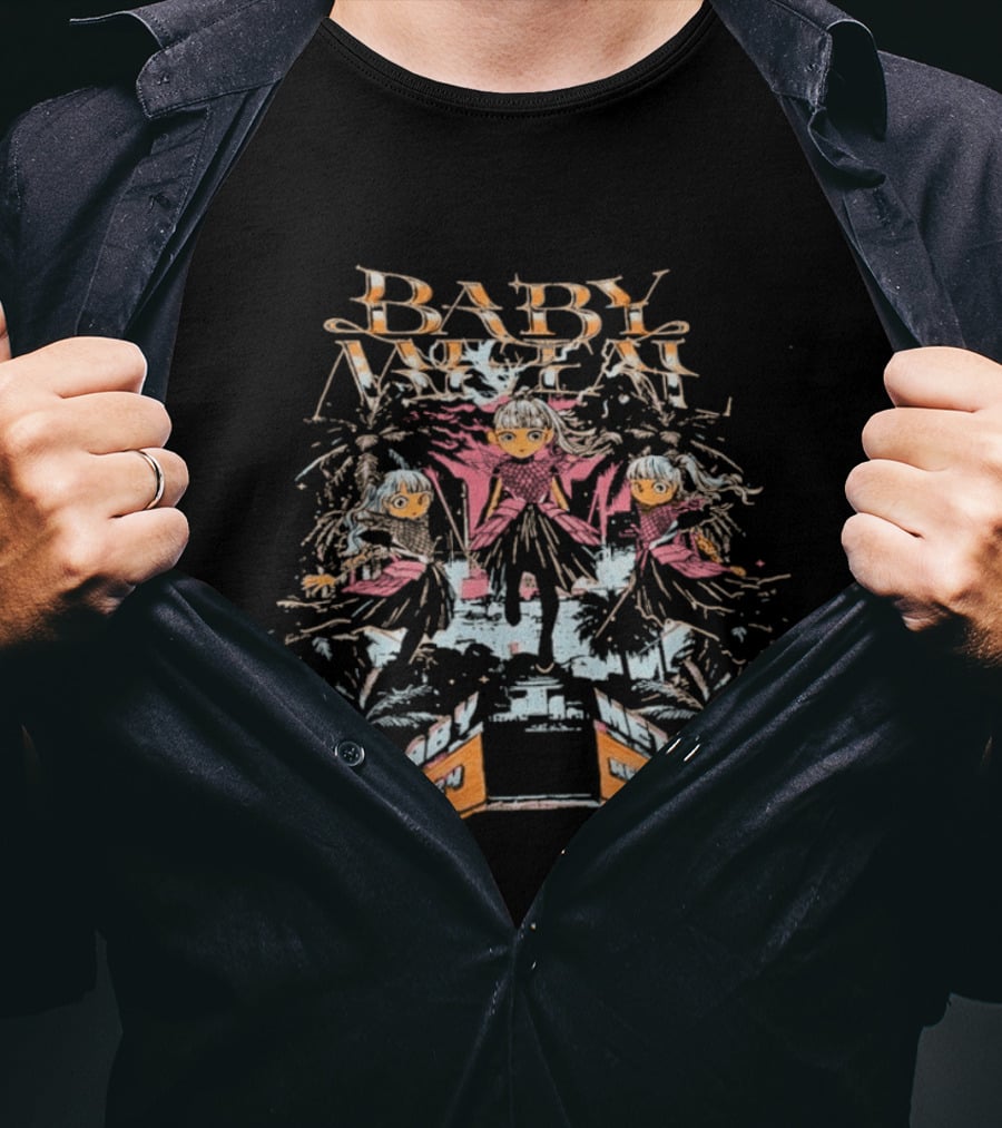 BABYMETAL Countdown Unique Trio T-Shirt