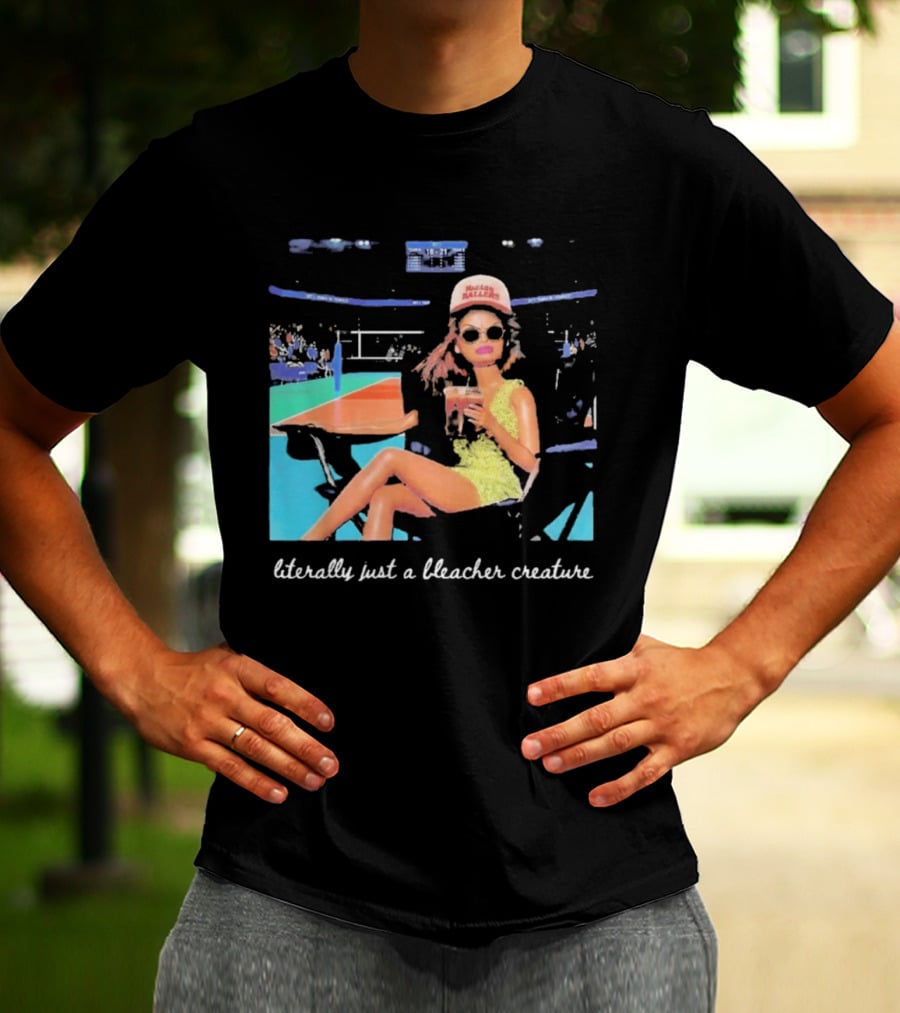 Barbie Maars Attack Volleyball Literally Just A Bleacher Creature T-Shirt