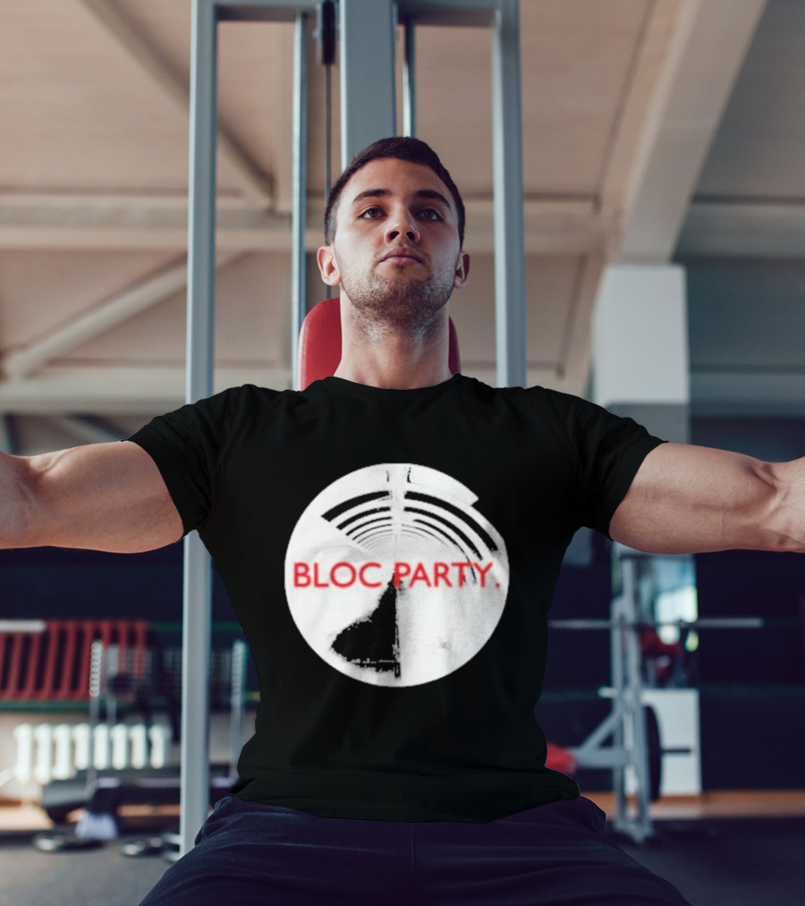 Bloc Party Anatomy Of A Brief Romance Black And White Circle T-Shirt