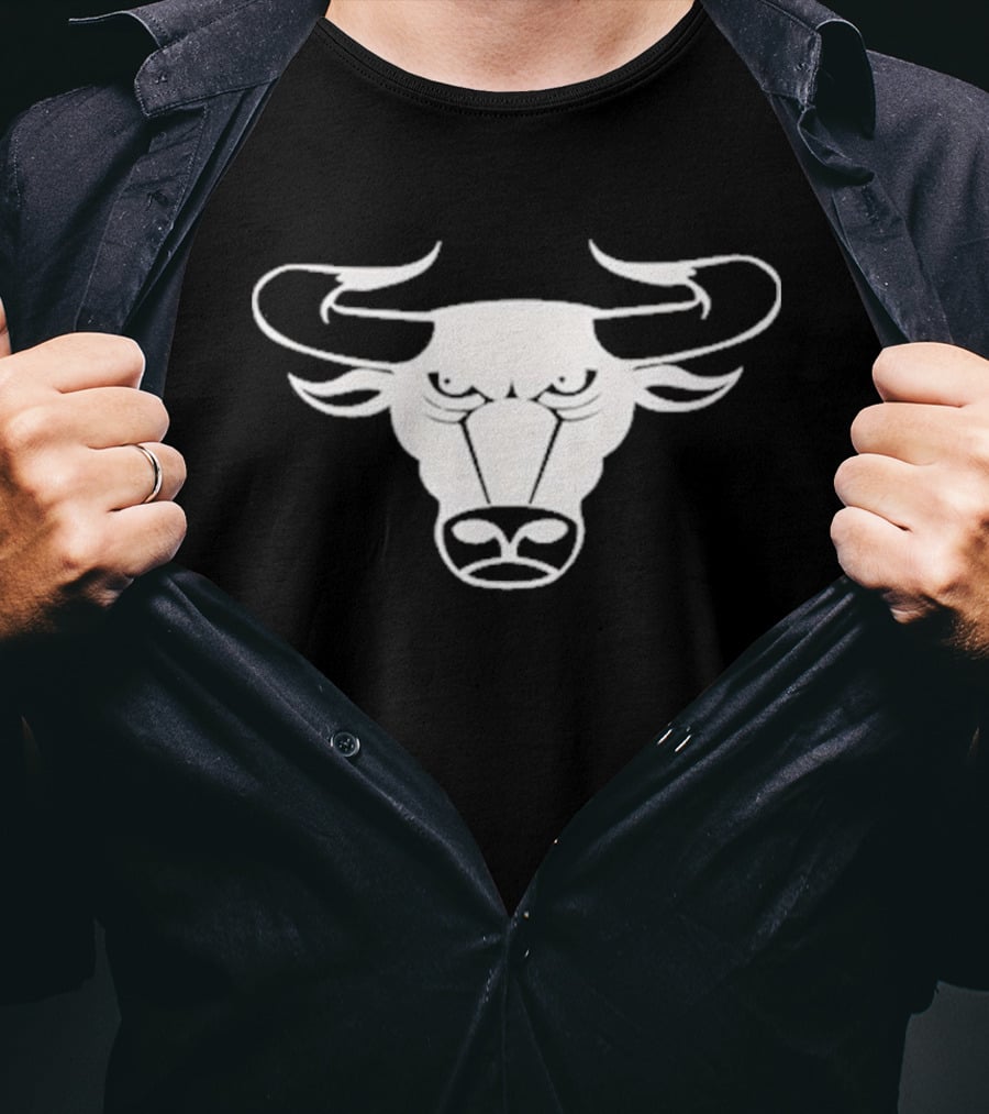 Bulls Head White T-Shirt